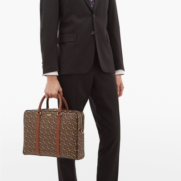 Brand New Burberry Laptop bag Brown Unisex - Picture 2 of 12